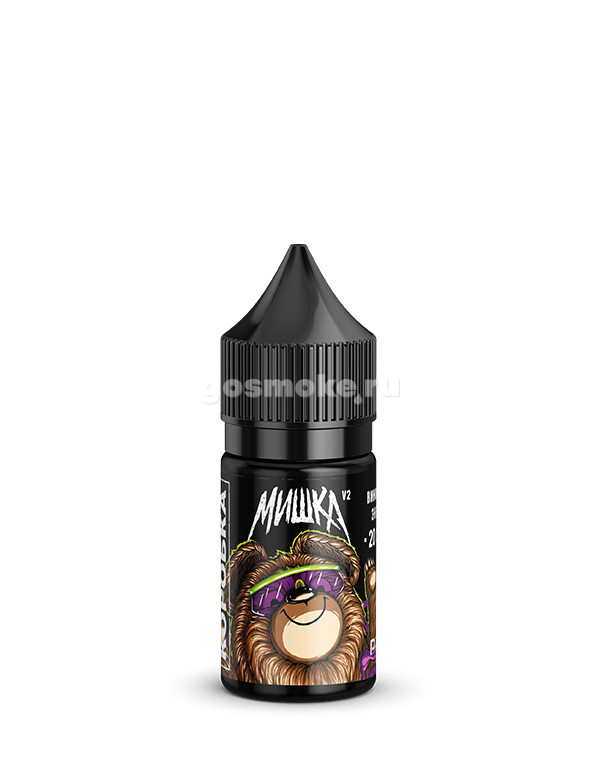 Мишка (Коробка) V2 Salt Виноградный энергетик Мишка (Коробка) V2 Salt Виноградный энергетик