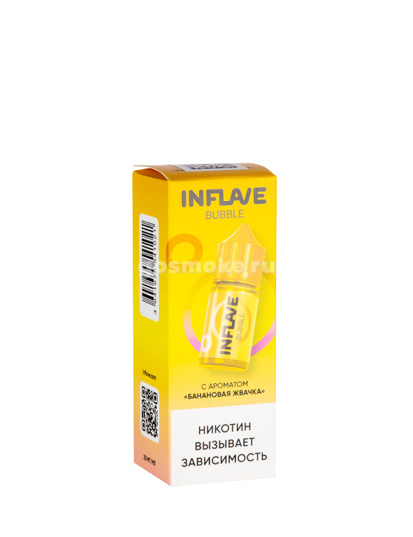 Inflave Bubble Salt Банановая жвачка Inflave Bubble Salt Банановая жвачка