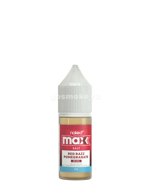 Naked Max Salt Red Razz Pomegranate Ice Naked Max Salt Red Razz Pomegranate Ice