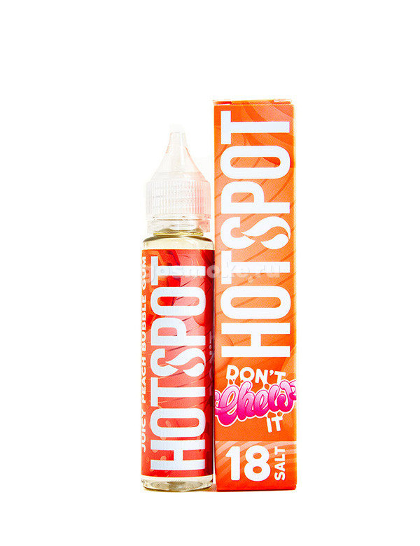 HotSpot Don't Chew It Salt Juicy Peach Bubble Gum