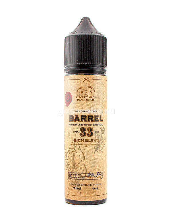 Electro Jam Tobacco Barrel 33 Rich Blend
