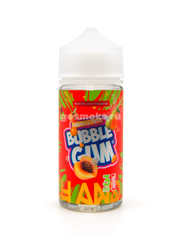 Electro Jam Peach and Pear Bubblegum