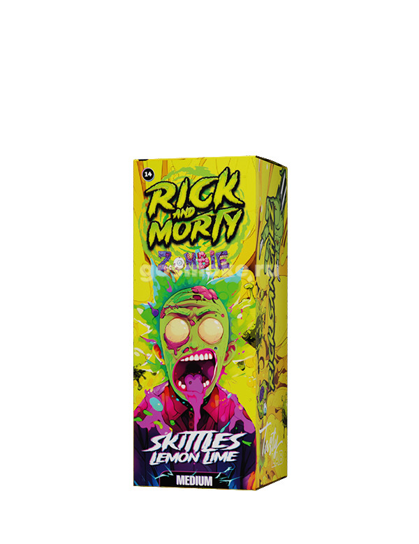 Rick and Morty Zombie Salt Skittles Lemon Lime