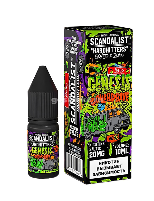 Scandalist Hardhitters Salt Mini Genesis Overdrive Scandalist Hardhitters Salt Mini Genesis Overdrive