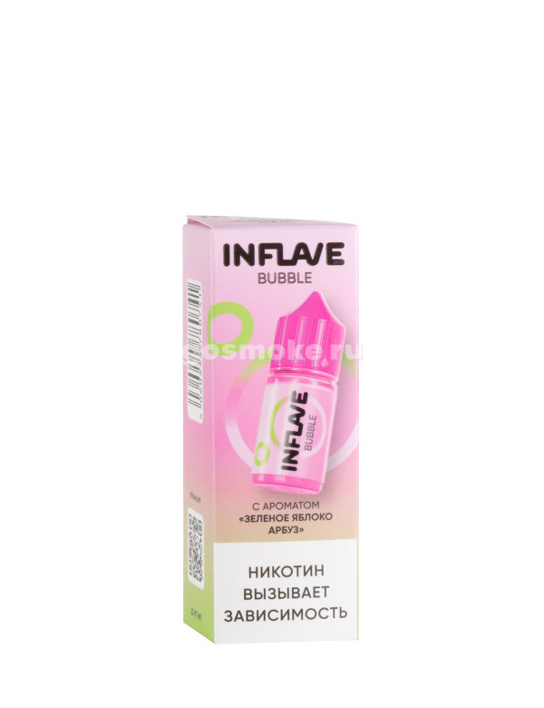 Inflave Bubble Salt Зеленое яблоко арбуз Inflave Bubble Salt Зеленое яблоко арбуз