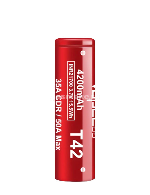 Аккумулятор 21700 Vapcell T42 4200mAh 35A/50A