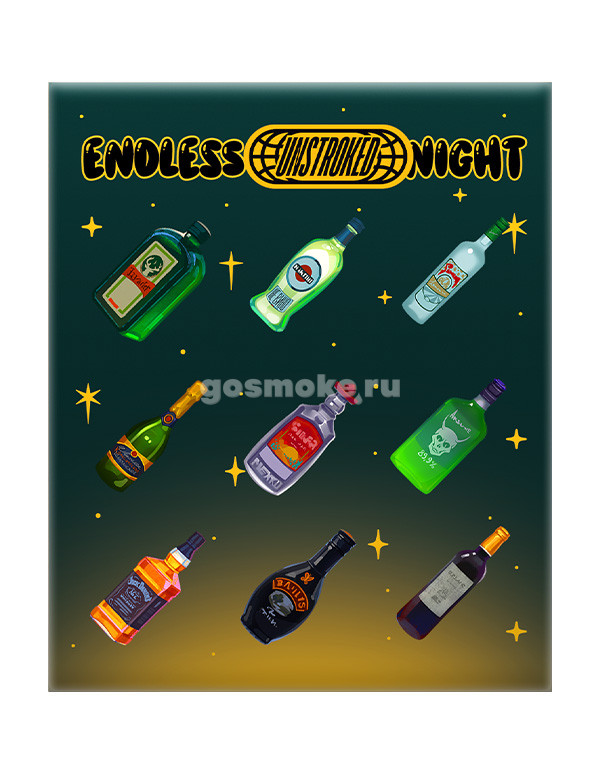 Стикер-пак Unstroked - DTF Endless Night Стикер-пак Unstroked - DTF Endless Night