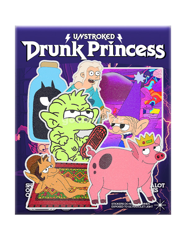 Стикер-пак Unstroked - Drunk Princess Стикер-пак Unstroked - Drunk Princess