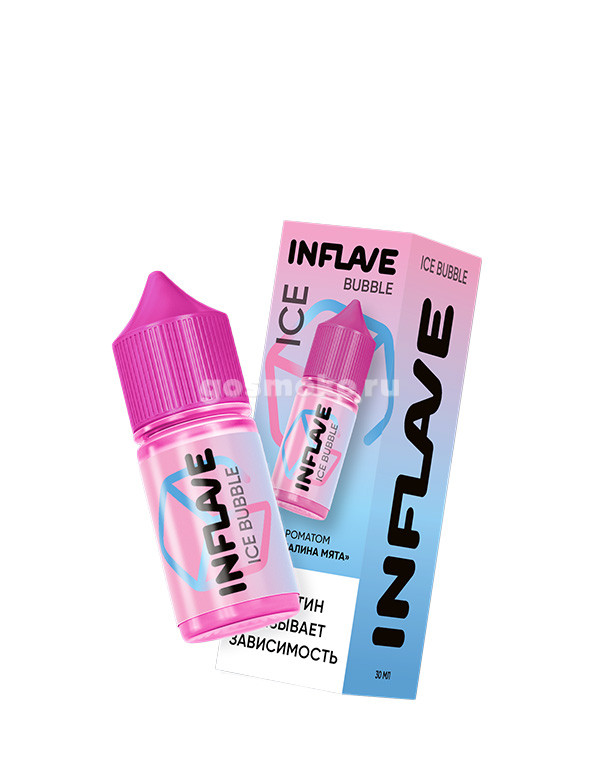 Inflave Ice Bubble Salt Холодный арбуз малина мята Inflave Ice Bubble Salt Холодный арбуз малина мята