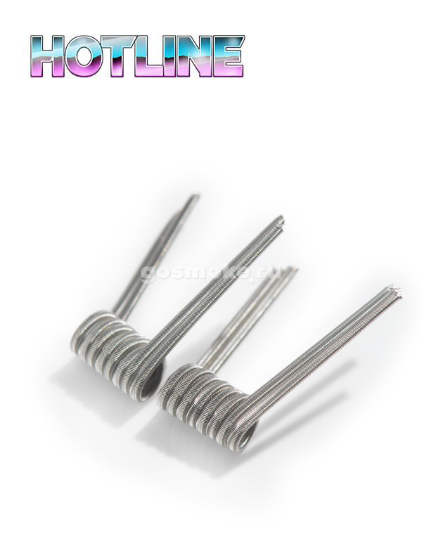 HotLine Coils #18.1 Трещащий Параллельный Элиен МЕХ (0.14 Ohm, 3.0 мм) HotLine Coils #18.1 Трещащий Параллельный Элиен МЕХ (0.14 Ohm, 3.0 мм)