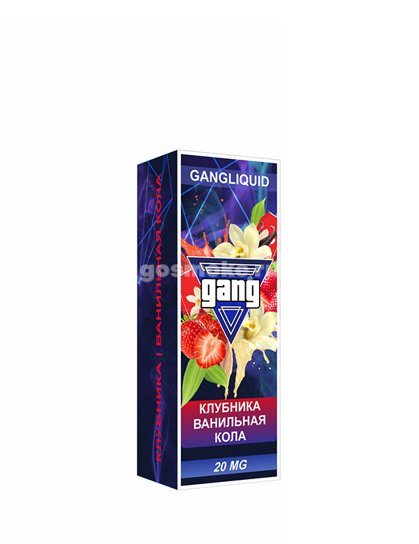 Gang Salt Клубника ванильная кола Gang Salt Клубника ванильная кола