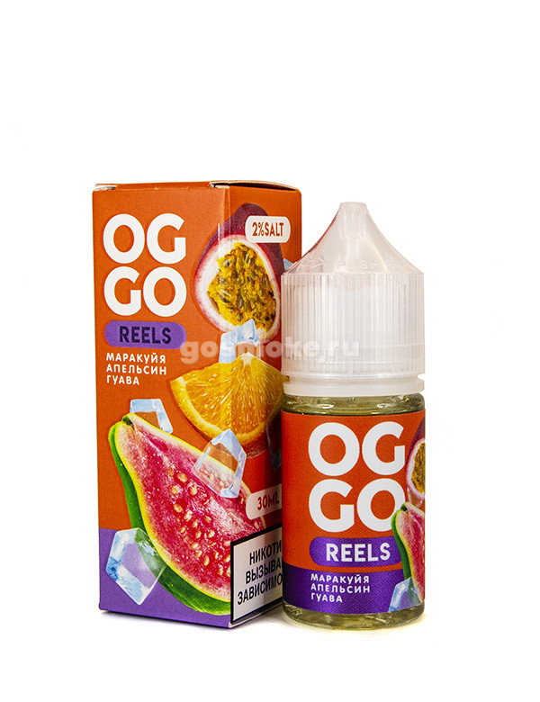 Oggo Reels Salt Маракуйя апельсин гуава Oggo Reels Salt Маракуйя апельсин гуава