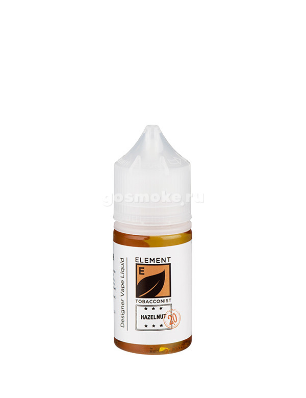 Element Salt Tobacconist Hazelnut Tobacco