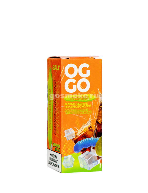 Oggo Premium Salt Мармеладные червячки с колой
