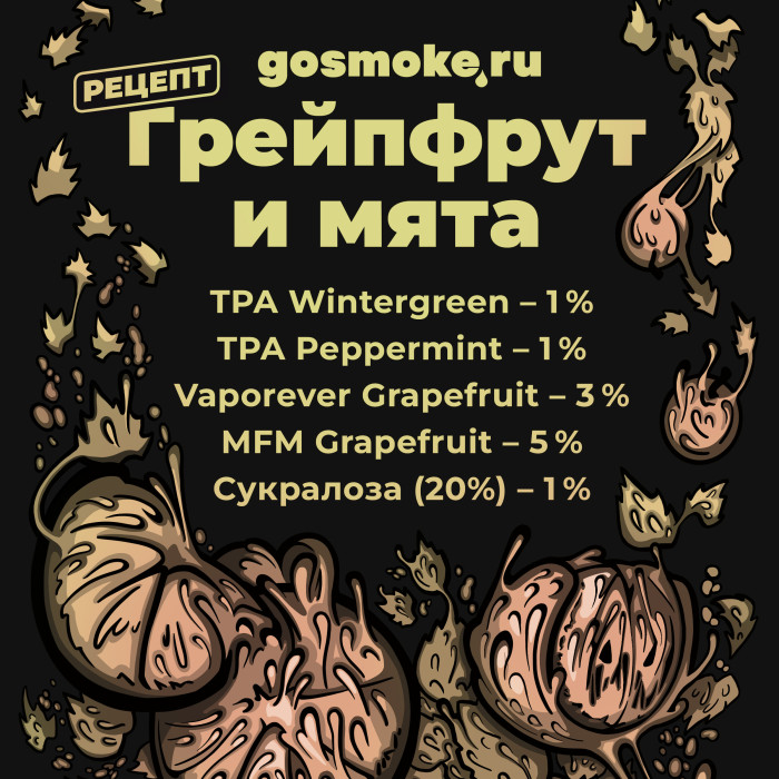 Рецепт Грейпфрут и мята Рецепт Грейпфрут и мята