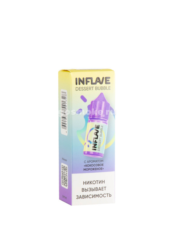 Inflave Bubble Dessert Salt Кокосовое мороженое