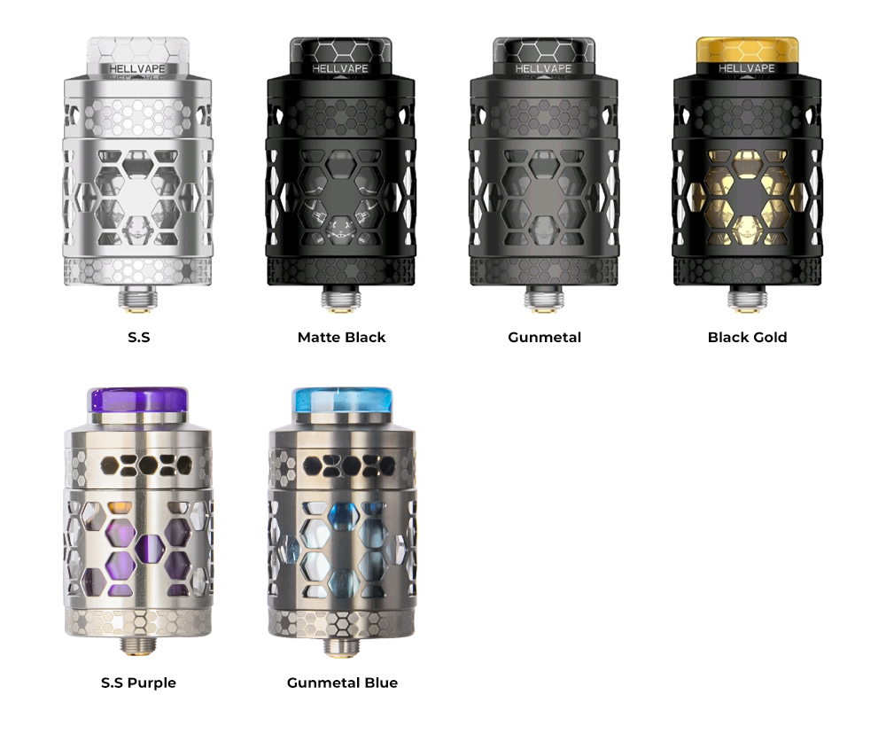 Цвета бака Hellvape Dead Rabbit 4 Pro RTA