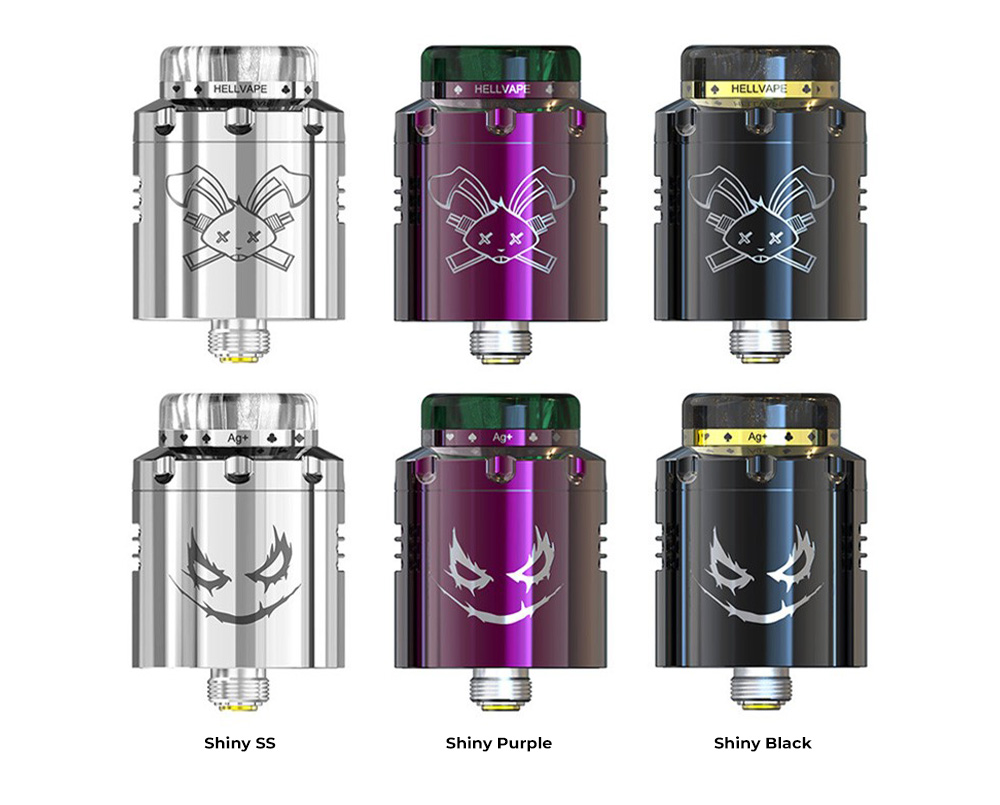 Цвета дрипки Hellvape Dead Rabbit V3 RDA Joker Edition