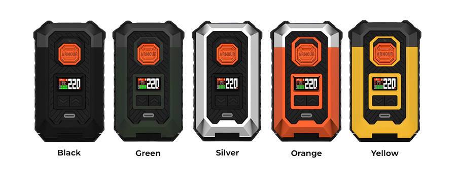 Цвета бокс мода Vaporesso Armour Max