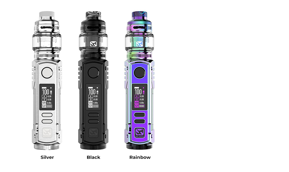 Цвета электронной сигареты BD Vape Rayden 100W Kit