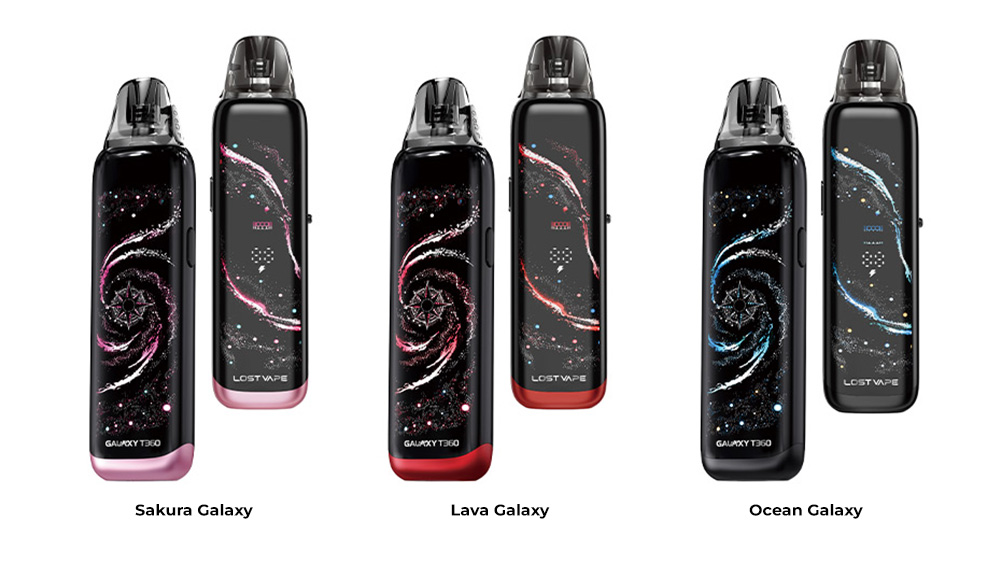 Цвета электронной сигареты Lost Vape Galaxy T360