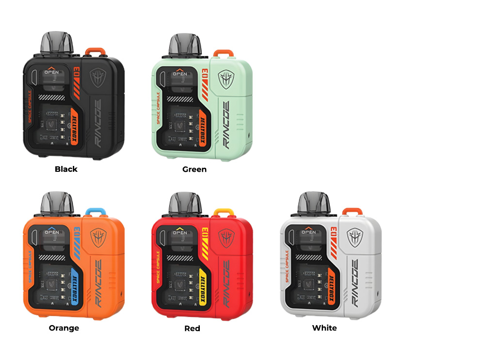 Цвета электронной сигареты Rincoe Jellybox Nano 3 Pod Kit
