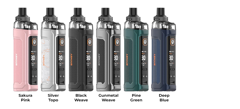 Цвета электронной сигареты Vaporesso Armour GS 2