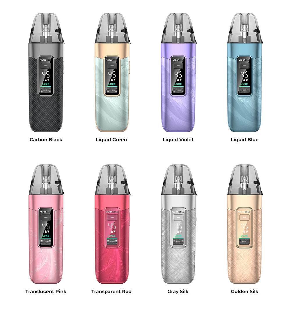 Цвета электронной сигареты Vaporesso Luxe X3