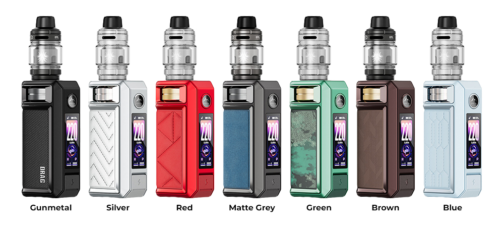 Цвета электронной сигареты VooPoo Drag 6 220W Kit