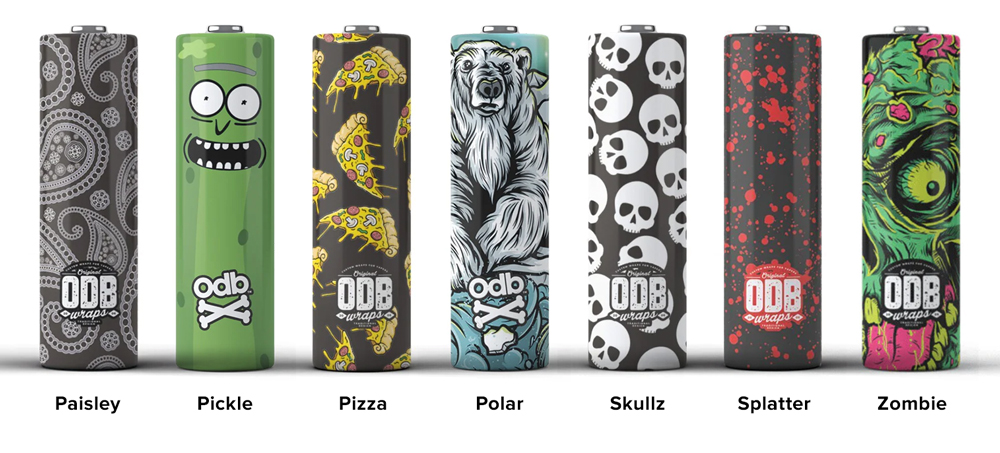 Варианты оригинальной термоусадки ODB Wraps